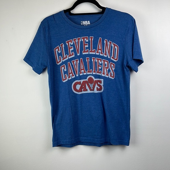 NBA Cleveland cavaliers tshirt blue and orange size small - Picture 1 of 4